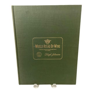 1971 First Edition World Atlas of Wine Book by Hugh Johnson For Sale