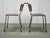 1960s Dutch Industrial Plywood 106 Chairs from Gispen, 1960s, Set of 6 For Sale - Image 5 of 18