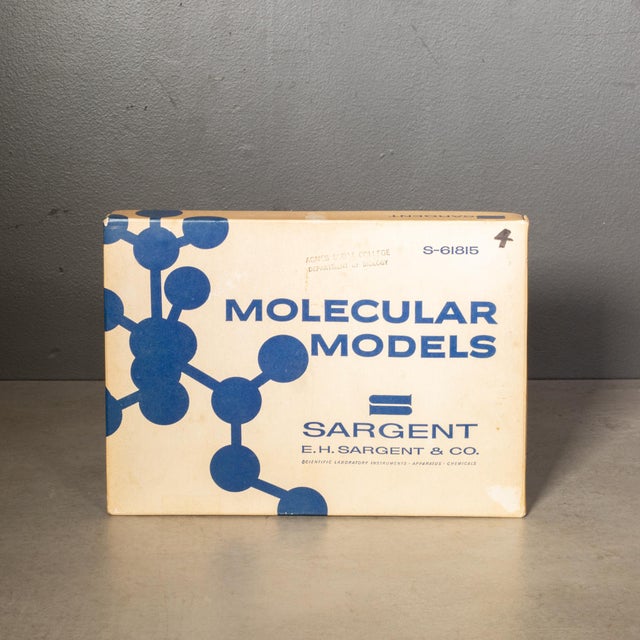 Wood Mid-Century Classroom Molecule Model Kit c.1960 For Sale - Image 7 of 7