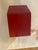 Vintage Geometric Red Metal Table Lamp, 1970s For Sale - Image 10 of 15