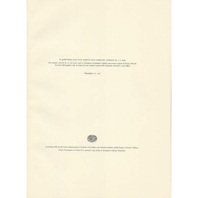 Morandi, Various Objects on a Table, 1957, Lithograph For Sale - Image 6 of 7