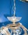 1950s Small Vintage Crystal and Glass Chandelier, 1950s For Sale - Image 5 of 12