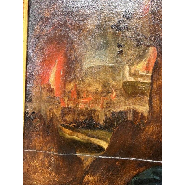 Flemish School Artist, Lot and His Daughters, Late 16th-Early 17th Century, Oil on Panel, Framed For Sale - Image 7 of 9