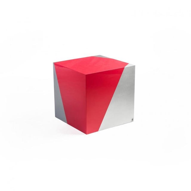Gold Sissi Stackable Totem Seats in Powder-Coated Aluminum by Altreforme, Set of 5 For Sale - Image 8 of 13