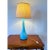 Elegant Mid-Century Murano glass table lamp, crafted in Italy in the 1960s. The lamp features a striking hand-blown Murano...