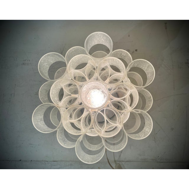 Glass Large Murano Glass Globula Table Lamp from Poliarte, 1970s For Sale - Image 7 of 9