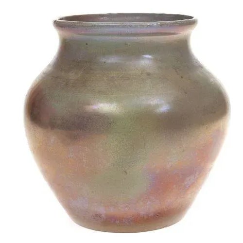 Brown Vintage Ceramic Vase For Sale - Image 8 of 10