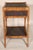 Pair of Aesthetic Movement Style Rattan, Metal and Canvas Side Tables For Sale In Los Angeles - Image 6 of 13
