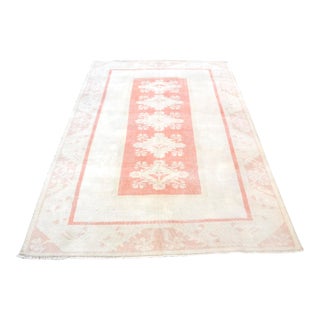1960s Anatolian Turkish Oversize Handmade Overdyed Rug For Sale