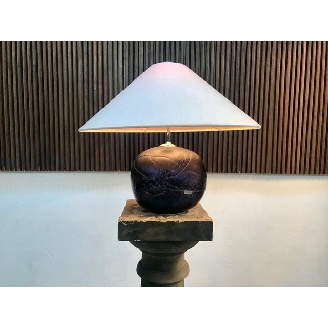 Kosta Boda Art Glass Table Lamp by B. Vallien for Kosta Boda For Sale - Image 4 of 18