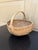 Antique American Splint Oak Basket With Handled Form, Late 19th Century For Sale - Image 10 of 13