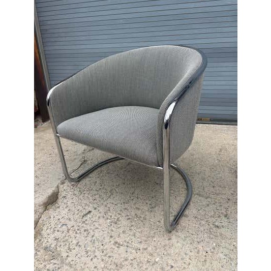 Late 20th Century Thonet Chrome Lounge Chairs designed by Anton Lorenz For Sale - Image 5 of 10