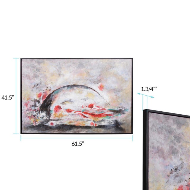 Wood Bridge to Nowhere Hand Painted Original Art For Sale - Image 7 of 10