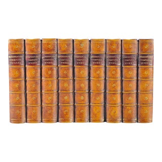 Faux Leatherbound Book Panel From England For Sale