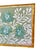 Original Framed Peony Garden Painting Green Floral Wall Art Acrylic Oil on Canvas in Gold Bamboo Frame, 16x20 Botanical Boho Home Decor For Sale - Image 4 of 4