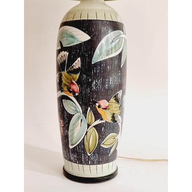 Handmade Ceramic Table Lamp from Nila, Sweden, Mid-1900s For Sale - Image 8 of 13