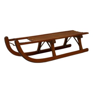 19th Century Czech Bentwood Sled For Sale