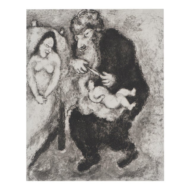 Marc Chagall, Circumcision, Original Engraving For Sale