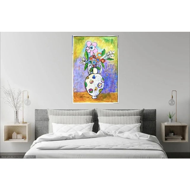 "Spring Flowers" Monumental - Martha Holden For Sale - Image 4 of 7