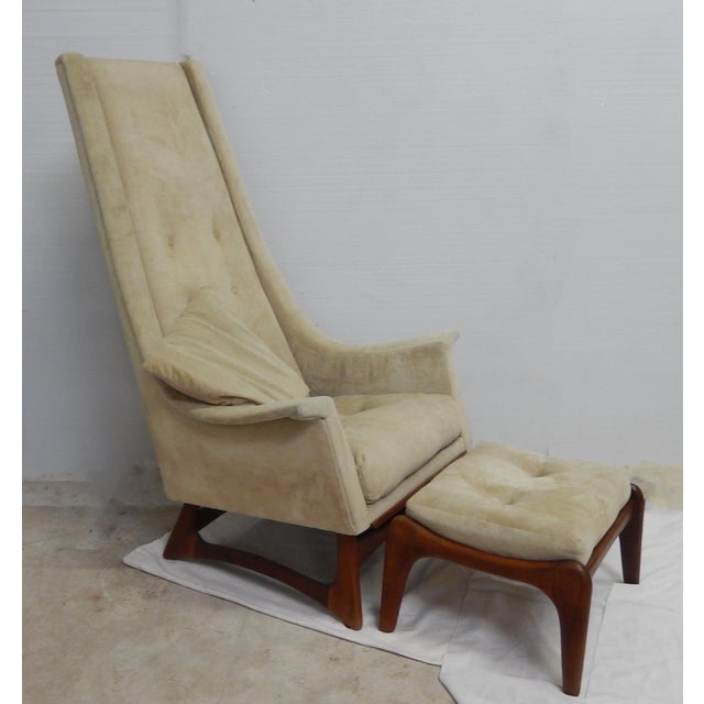 1960s Vintage Adrian Pearsall Sculptural High Back Lounge Chair And Ottoman Chairish Explore all seating created by adrian pearsall.