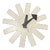 Howard Miller White Asterisk Clock Mid Century For Sale