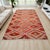 Rustic Handwoven Turkish Rug Diamond Pattern Kilim Rug - 5'5" X 10'1" For Sale - Image 3 of 12