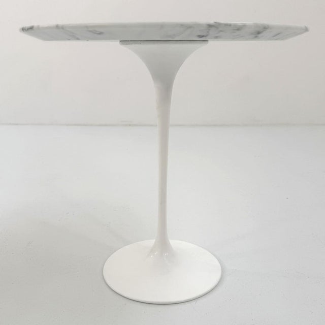 1970s Tulip Side Table in Marble by Eero Saarinen for Knoll, 1970s For Sale - Image 5 of 9