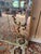 Large Venetian Art Nouveau style vertical mirror (230 x 110 cm, 60 kg). Composed of several assembled mirrored glass...