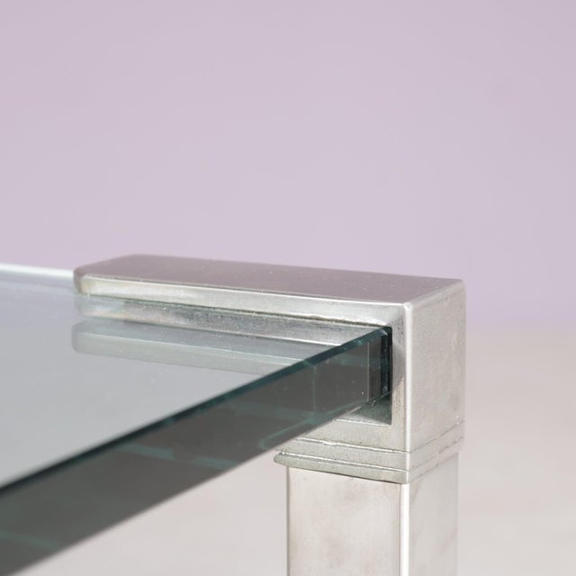 Metal Side Table by Peter Ghyczy for Ghyczy Studio, Netherlands, 1980s For Sale - Image 7 of 8