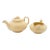 Caneware Creamer and Teapot by Wedgwood, C. 1817 For Sale