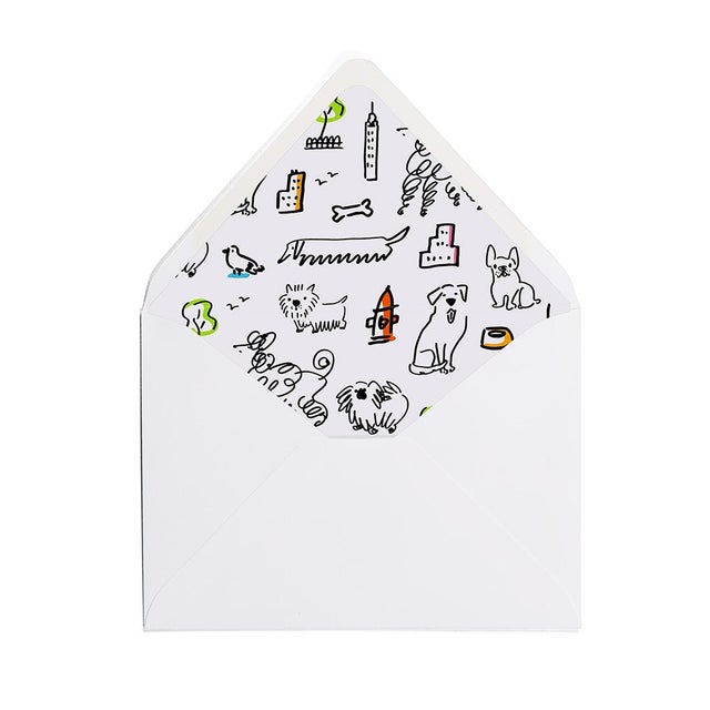 Contemporary Dear Annabelle Haute Dog Notecards - Set of 10 For Sale - Image 3 of 3