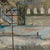 Impressionist 1960s France Impressionist Brown Canvas Painting For Sale - Image 3 of 16