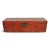Antique wooden long narrow box originally used to store weaponry. Aged distressed painted finish and original metal...