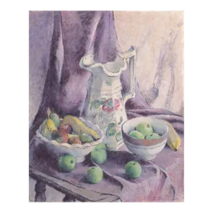 'Still Life of Fruit and a Creamware Jug' by Esther Lyne