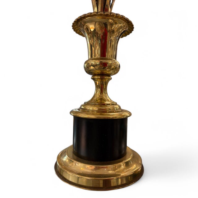 Golden Medici Cup Lamps from Maison Charles, Set of 2 For Sale - Image 4 of 6