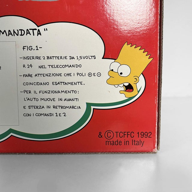 Italian the Simpsons Electric Car Model from RE.EL Toys, 1990s For Sale - Image 13 of 18