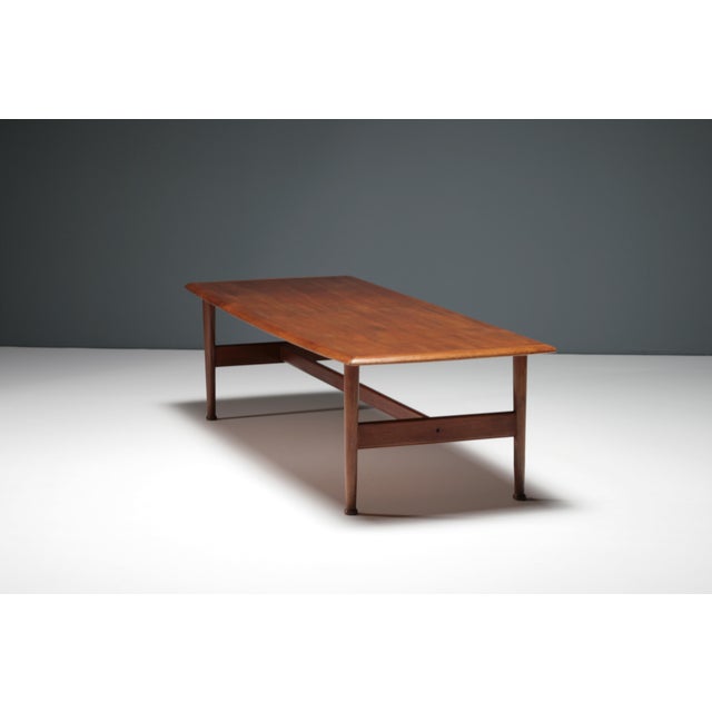 Large Scandinavian Teak Coffee Table, 1960s For Sale - Image 4 of 13