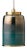 Jamie Young Vapor Pendant in Antique Brass & Aqua, Medium For Sale - Image 9 of 9