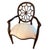 1990s Ethan Allen, Hepplewhite-Style Spider Back Armchair For Sale - Image 17 of 18