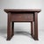 Brown Japanese Minimalist Side Table with Drawer, 1920s For Sale - Image 8 of 12