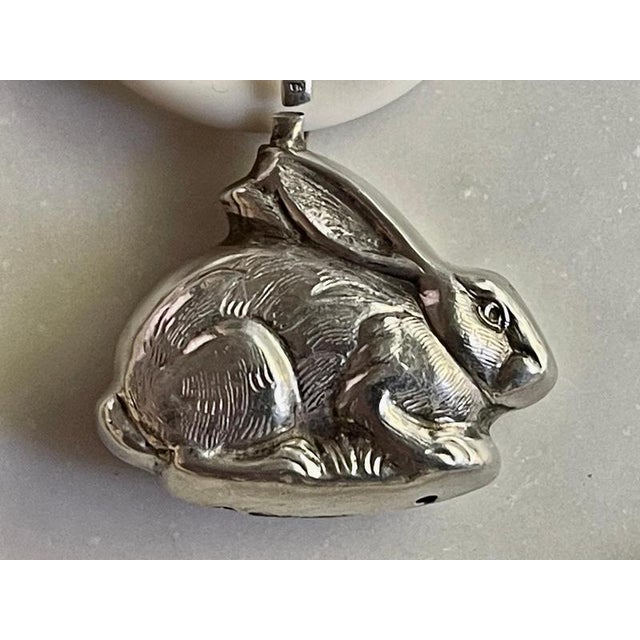 Silver Baby Rattle Hare, 1960s For Sale - Image 4 of 9