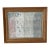 1970s Abstract Calligraphic Script Mixed Media Painting Signed and Framed For Sale