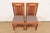 1990s Frank Lloyd Wright for Cassina Arts & Crafts Cherry Wood Dining Chairs, Pair For Sale - Image 5 of 15