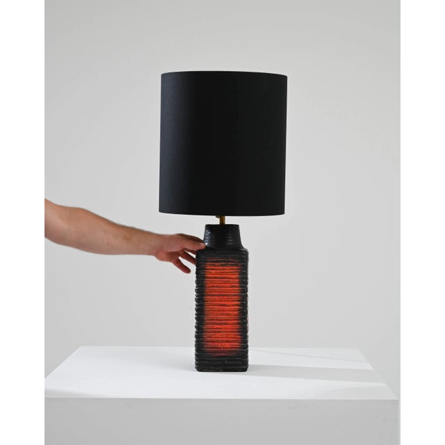1960s German Ceramic Table Lamp For Sale - Image 4 of 10
