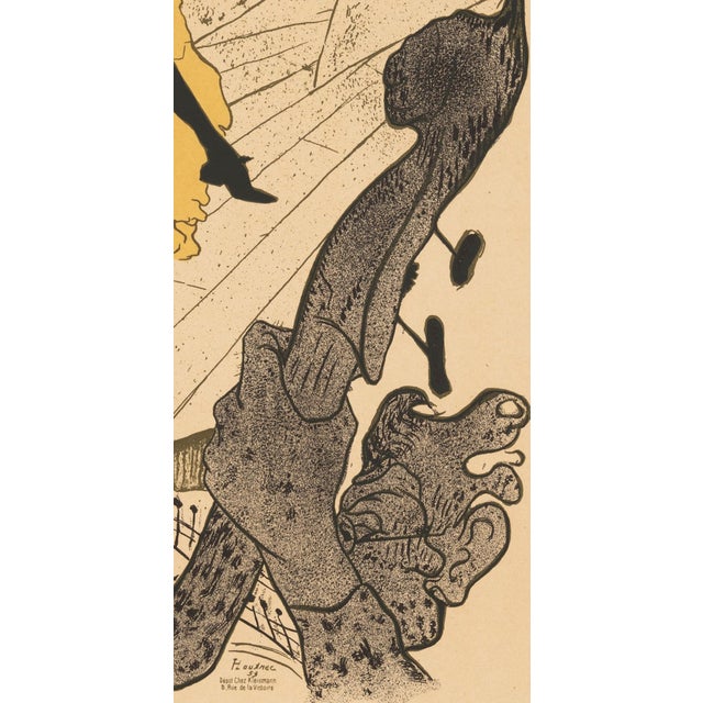 Late 19th Century Henri de Toulouse-Lautrec, Jane Avril: Jardin de Paris from Les Maîtres de L'Affiche, 1898, Original Lithograph For Sale - Image 5 of 11