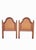 Vintage Stanley Furniture Solid Wood Wicker Arched Pagoda Style Twin Size Headboards- a Pair For Sale - Image 10 of 10