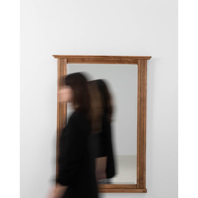 Amber 19th Century France Amber Wood Mirror For Sale - Image 8 of 8
