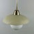Cream Textured Glass and Brass Pendants, Sweden, 1950s For Sale - Image 14 of 16