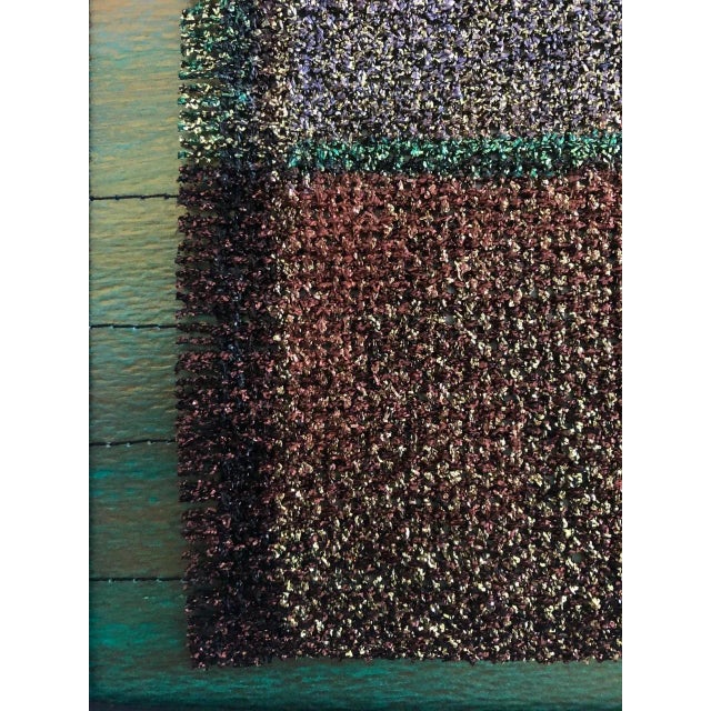 "Autumn Light" Mixed-Media Textile Art by Gay Jensen, Framed For Sale - Image 4 of 12