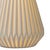 1960s Nova of California Concord Bone Porcelain 28" Table Lamp, White Walnut For Sale - Image 9 of 13